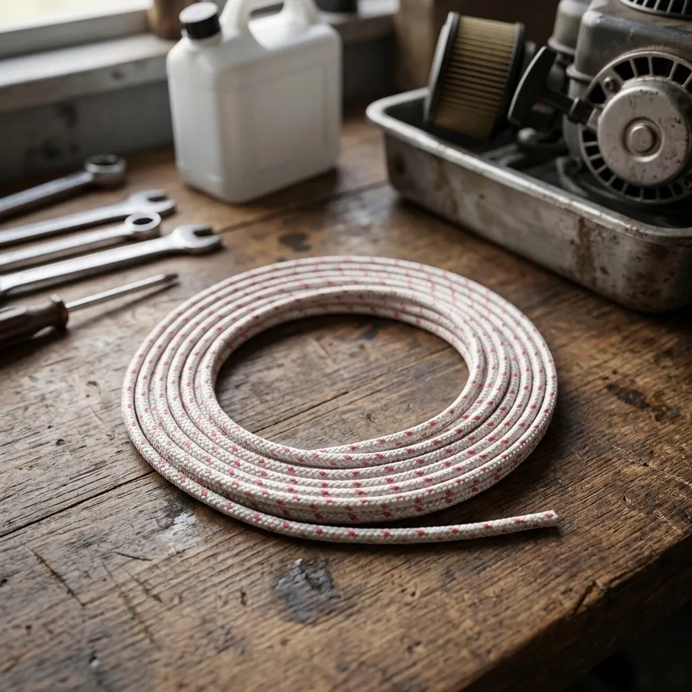 5.0m long 3.0mm diameter starter rope for residential lawn mowers compatible with most OEM recoil starter components
