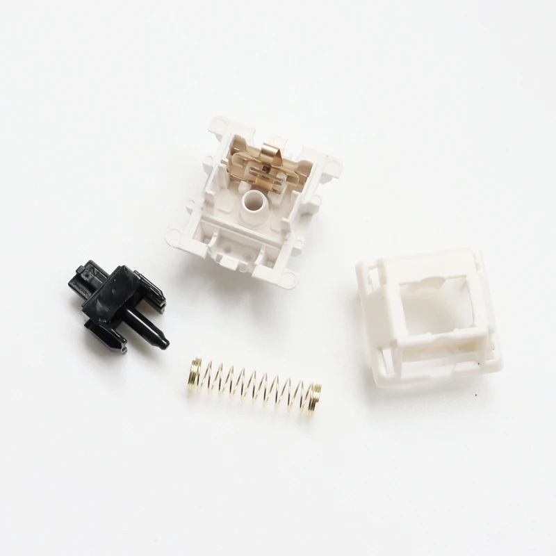 Everglide EG Dark Jade Pro Tactile Switch linear 50g force mx clone switch 5pin RGB for mechanical keyboard 50m like holy Panda