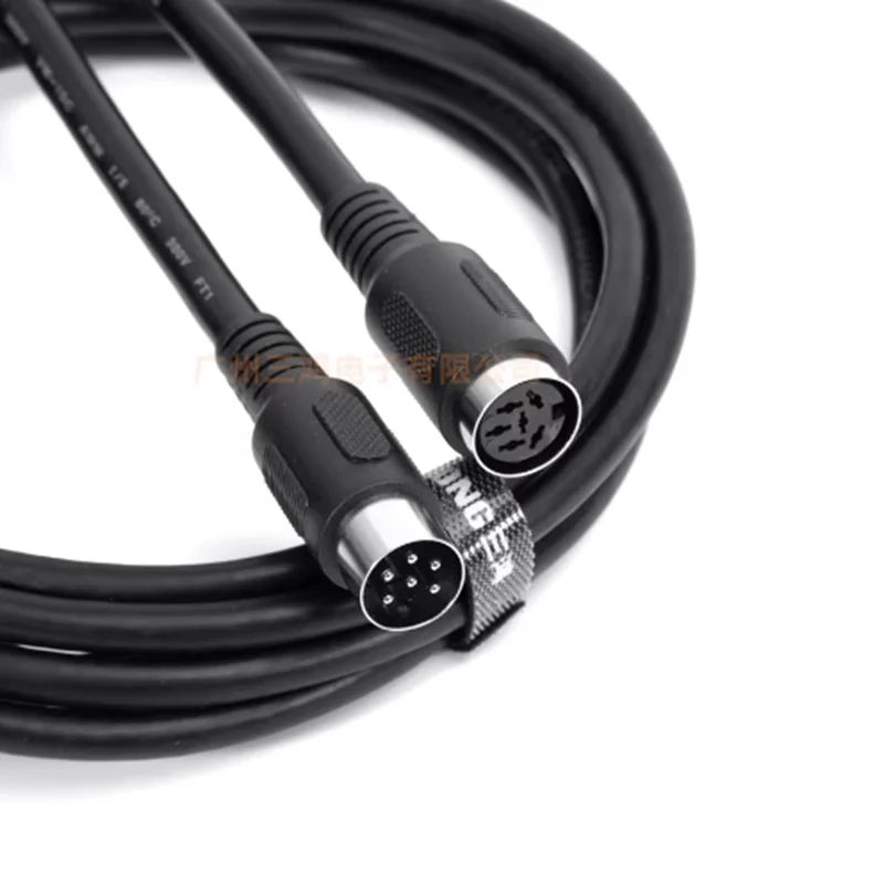 High Quality DIN 6pin Male to Female Audio and Video Cable S-Terminal Midi 6pin for Audio Microphone Guitar Cable 3m 1m 1.5m
