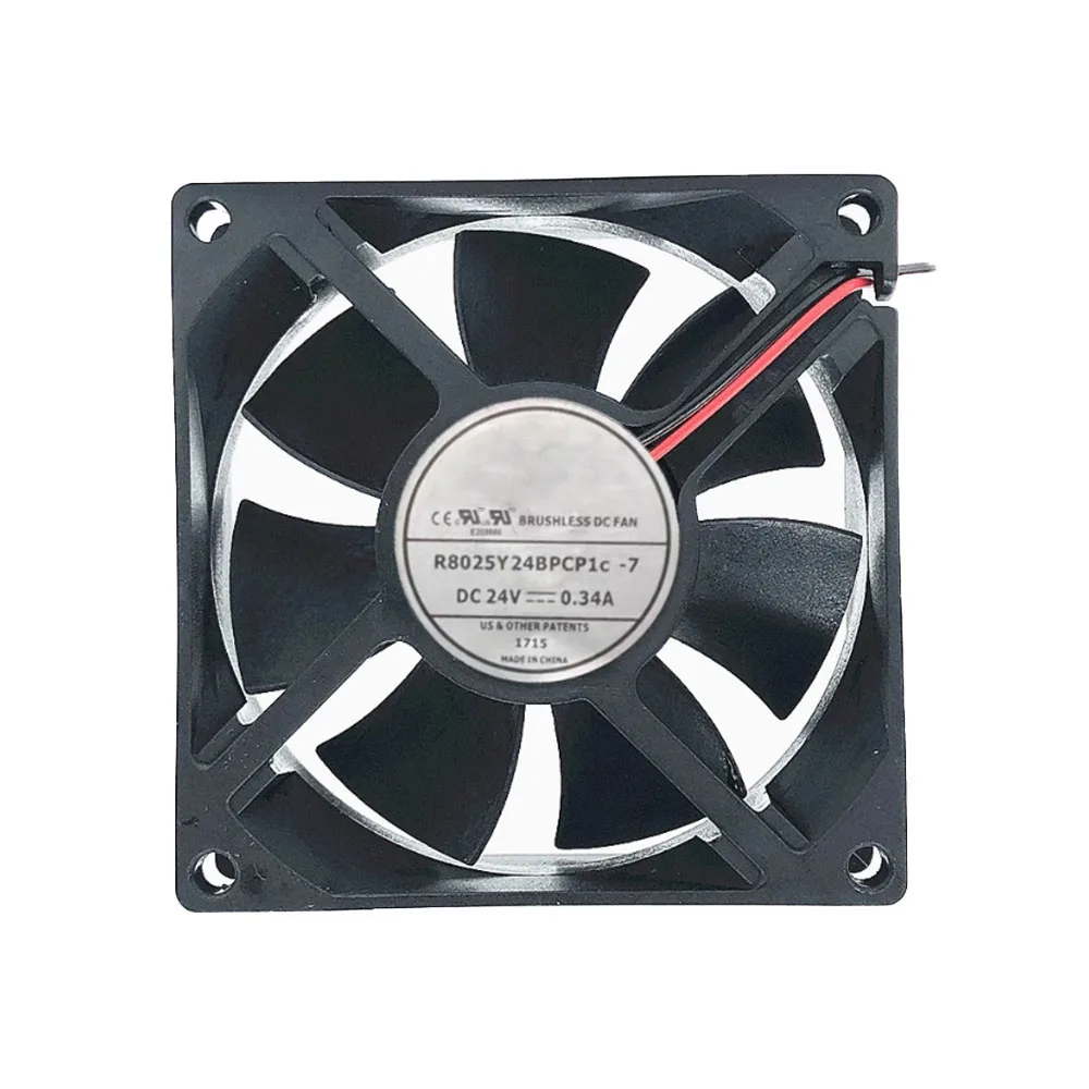 

Cooling Fan For PELKO MOTORS R8025Y24BPCP1C-7 24V 0.34A 8CM R1238H24BPLB1-7 24V 0.37A 12cm New