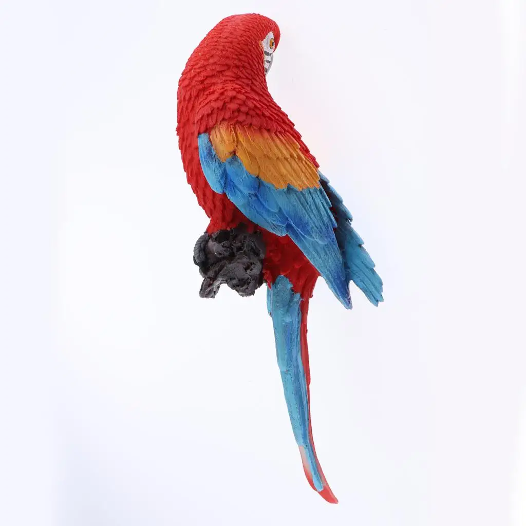 Animal Parrot Sculpture Resin Garden Decoration Figures Outdoor Ornaments for Backyard Decoration and Home Display
