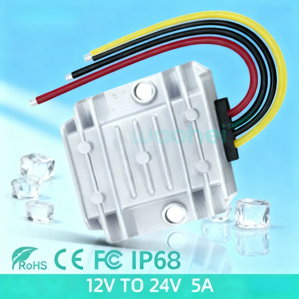 

12V to 24V 1A 3A 5A DC DC Step-up Boost Converter 12 Volt to 24 Volt 120W Voltage Regulator boost module Supply Module for Car