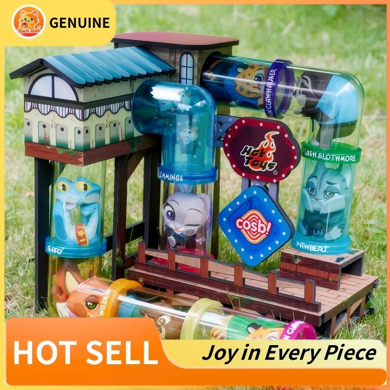 

HotToys Zootopia 2 Cosbi Mini Figure Blind Box Collectible Toys Birthday Christmas New Year Gifts Nick Judy Water Pipe Theme