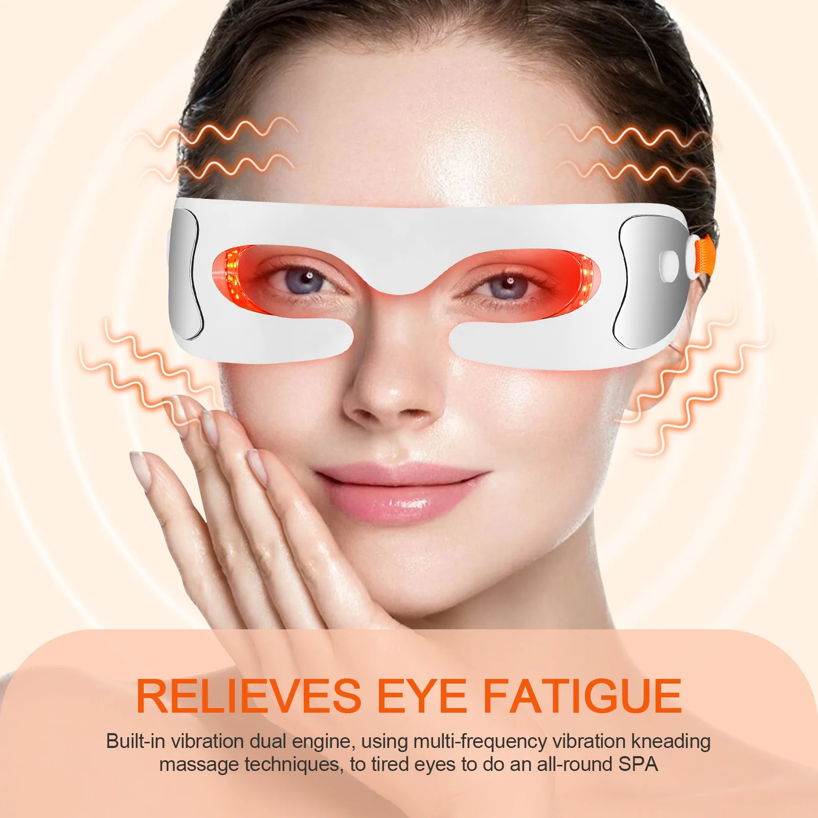 Eye Vibrator Massager Relieve Fatigue Eye Beauty Massage Device for Anti Aging Relieve Eye Fine Lines Home Spa Equipment