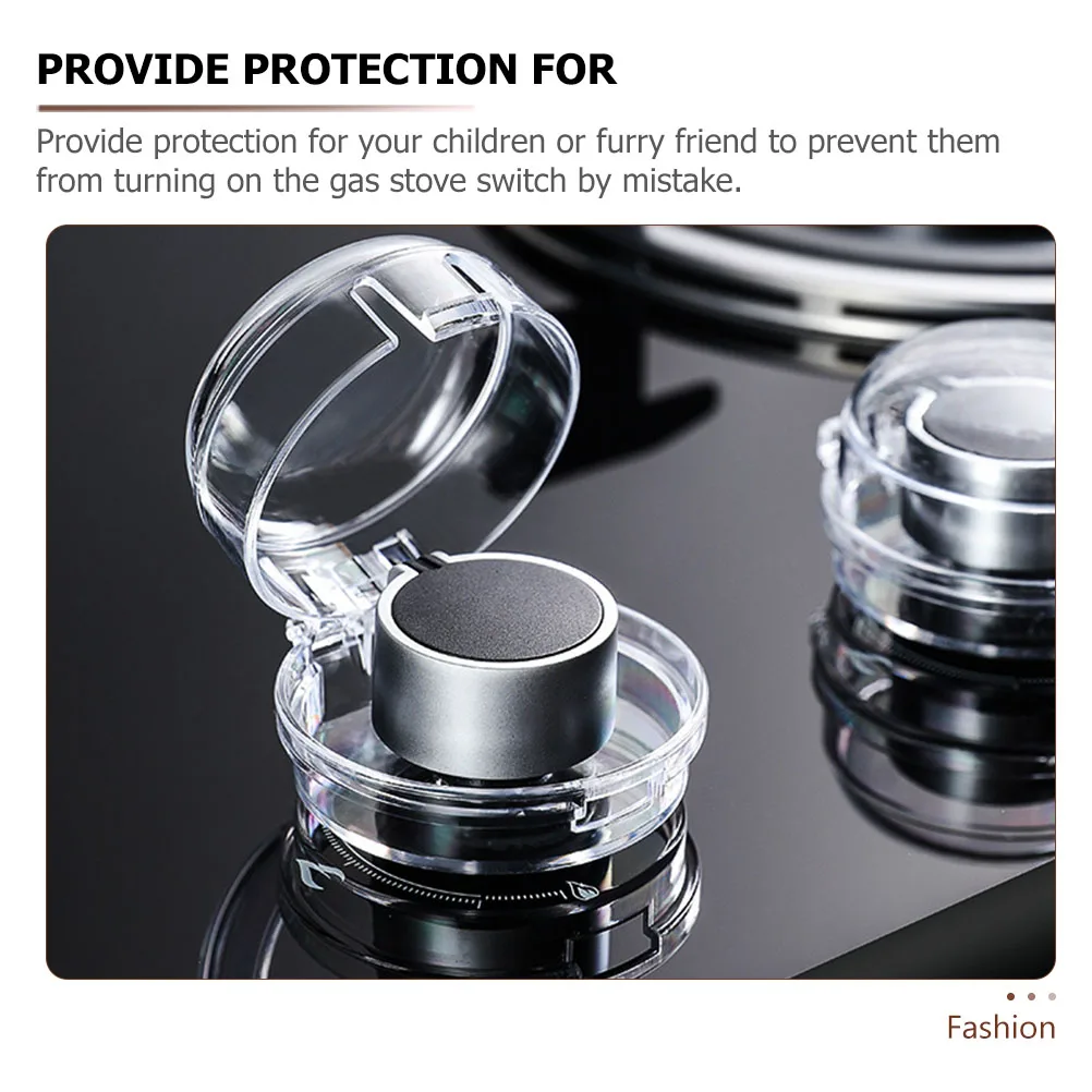 

10 Pcs Stove Knob Covers Protection Lock Cooker Knob Protective Cover Safety Home Kitchen Heat Resistance