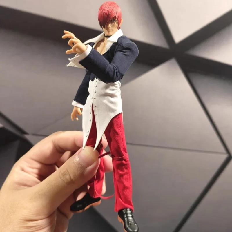 

In Stock Tunshi Studio Ts-Xxz-008 1/12 Shf The King Of Fighters'97 Iori Yagami Anime Action Figures Pvc Collectible Model Gifts