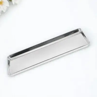 

Stainless Steel Steam Pan Oven Tray Baking BBQ Grilled Fish Dishwasher Safe Serving Storage Tray for Home Restaurant