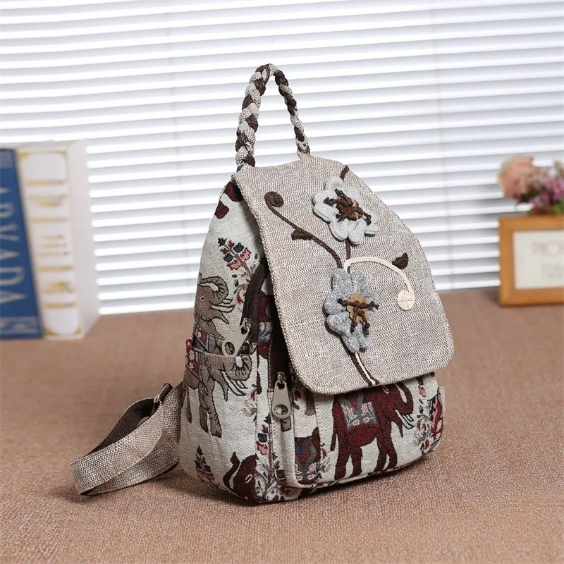 Women's Backpack 2025 Mochila Mujer Fabric Women's Bag Pack Casual Simple Sac a dos Travel Canvas Backpack