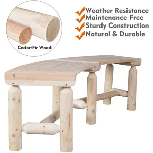 6 Hauptverkäufe Holzbank für Garten - №6