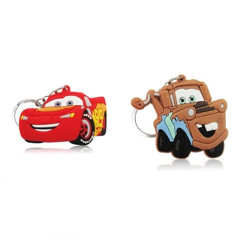 

Handsome Lightning McQueen Car Key Hanging Disney Patch Plastic Key Chain Decoration Children's Schoolbag Decoration Wholesale