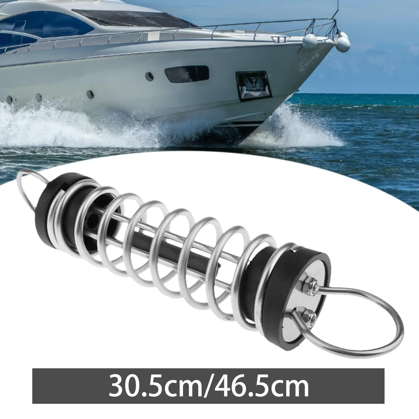 

Dock Mooring Spring Stainless Steel Noise Reduction Damper for Marine Anchor Dock Line Stability