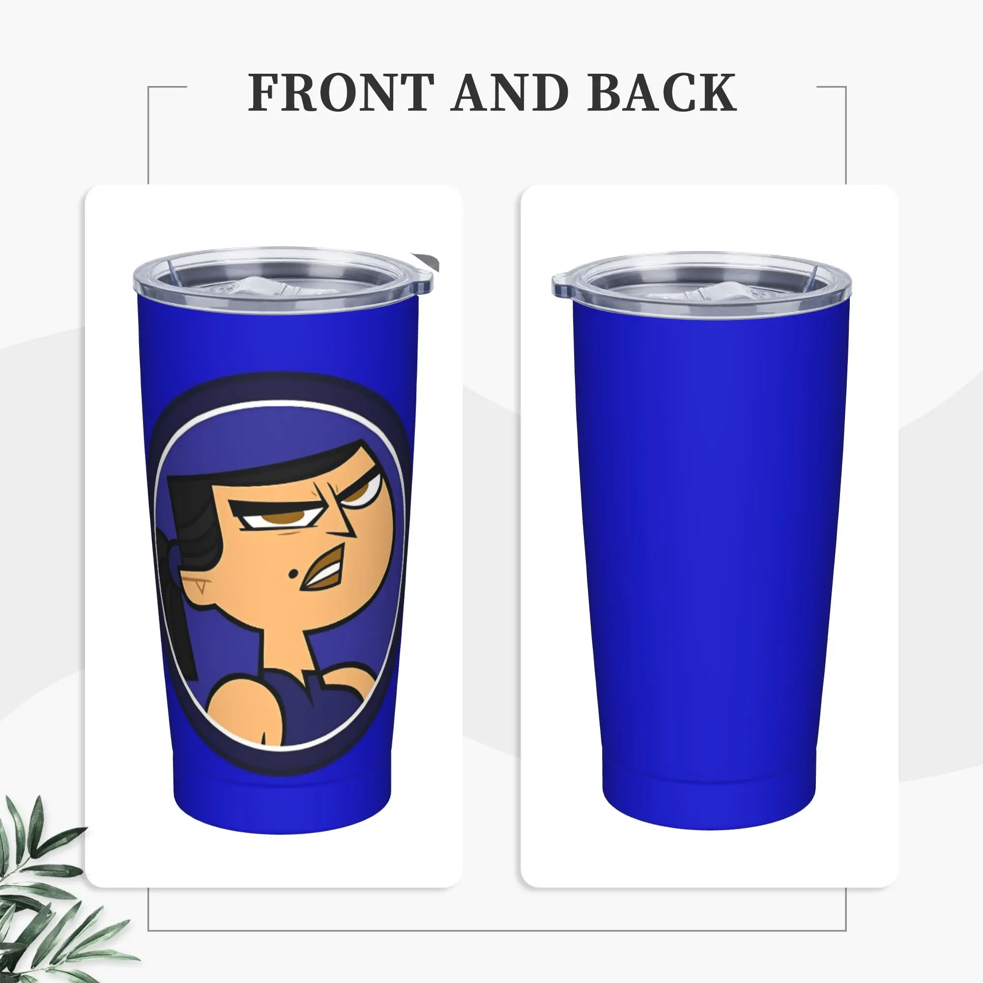 Totals Dramas Island Icon - Evas Tumbler Vacuum Insulated  Thermal Cup Stainless Steel Car Mugs Spill Proof, 20oz