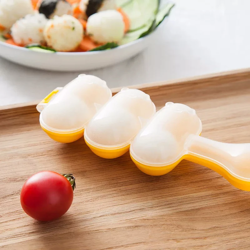 Shake & Make Fun Rice Ball Mold,Quick DIY Cute Shapes for Picky Eaters, Non-Moldy & Safe, Creative Kitchen Tool.