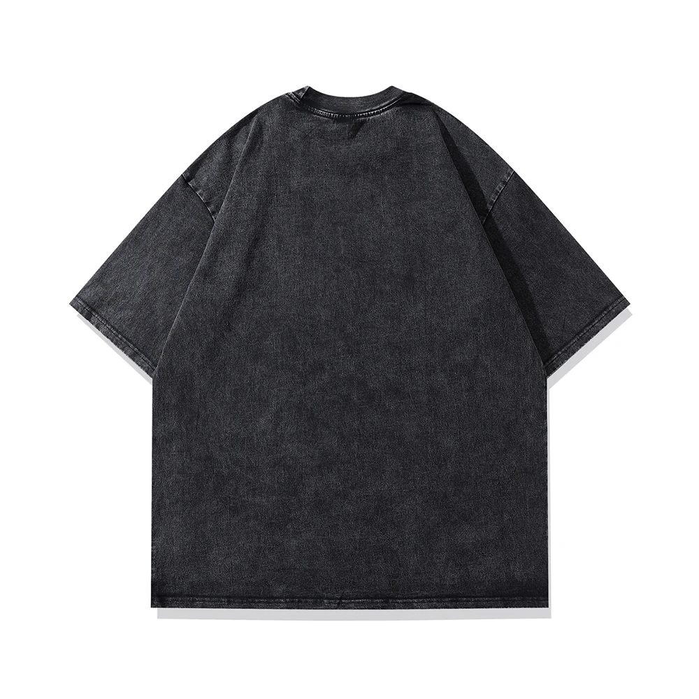 Gothic Vintage Grunge Clothes Men Y2k T Shirts Harajuku Anime Print Short Sleeve Cotton Tops Male