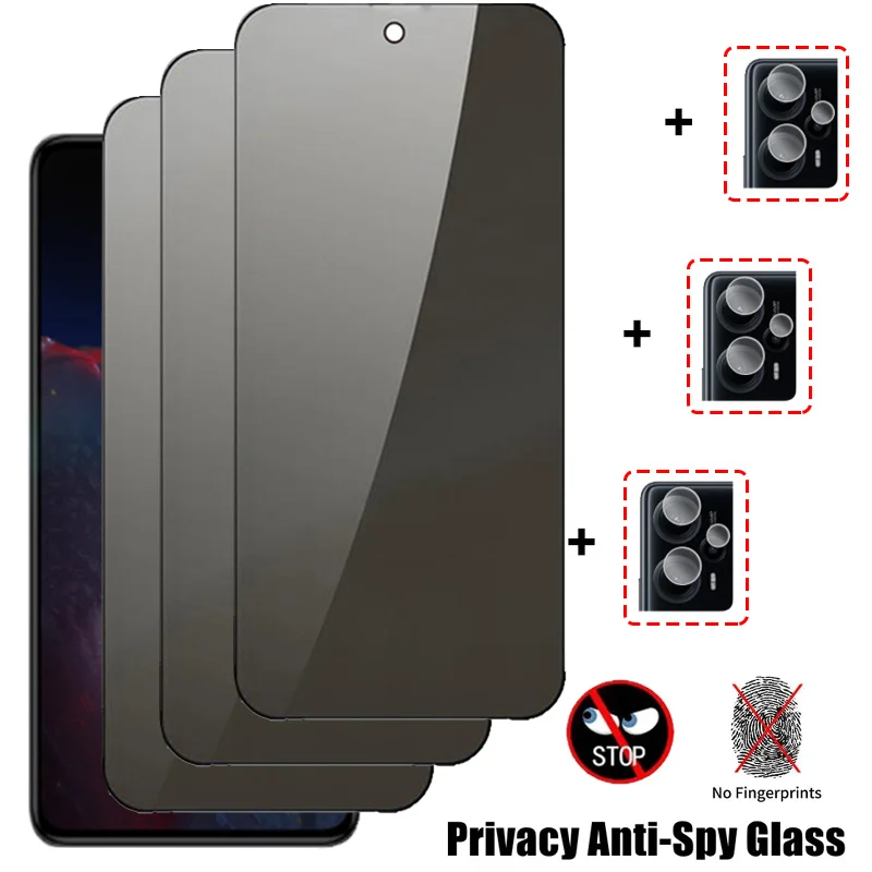 anti spy glass protector For poco f5 privacy screen protector poko f5 privacy glass film poco x5 pro cristal antiespia For xiaomi poco f5 pro Tempered Glass poco f5 pro