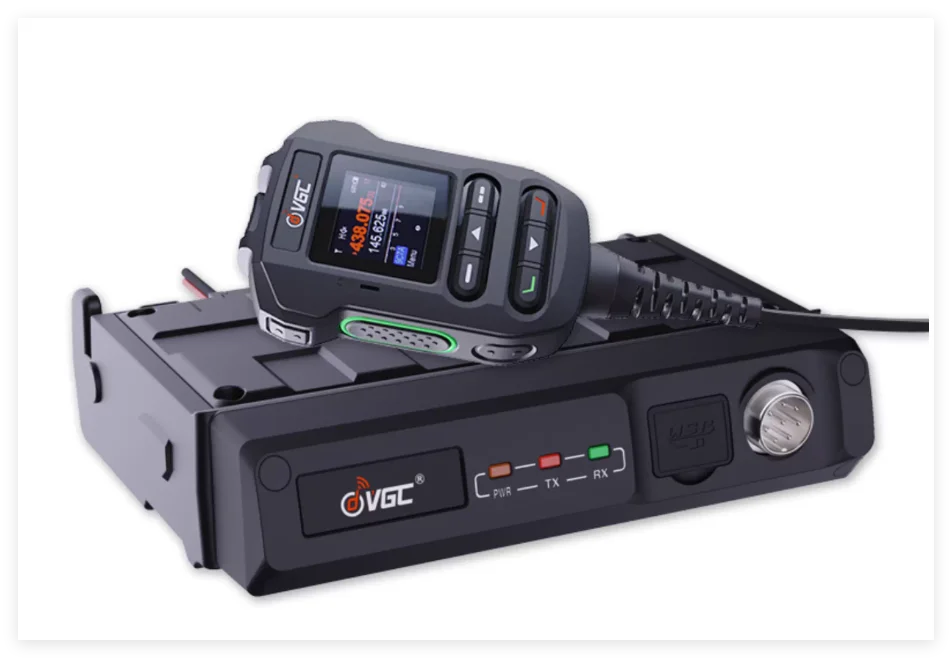 VR-N7600 136-174MHz/400-480MHz U/V Dual Band Vehicle Radio Station 50W 10KM-50KM GPS Positioning