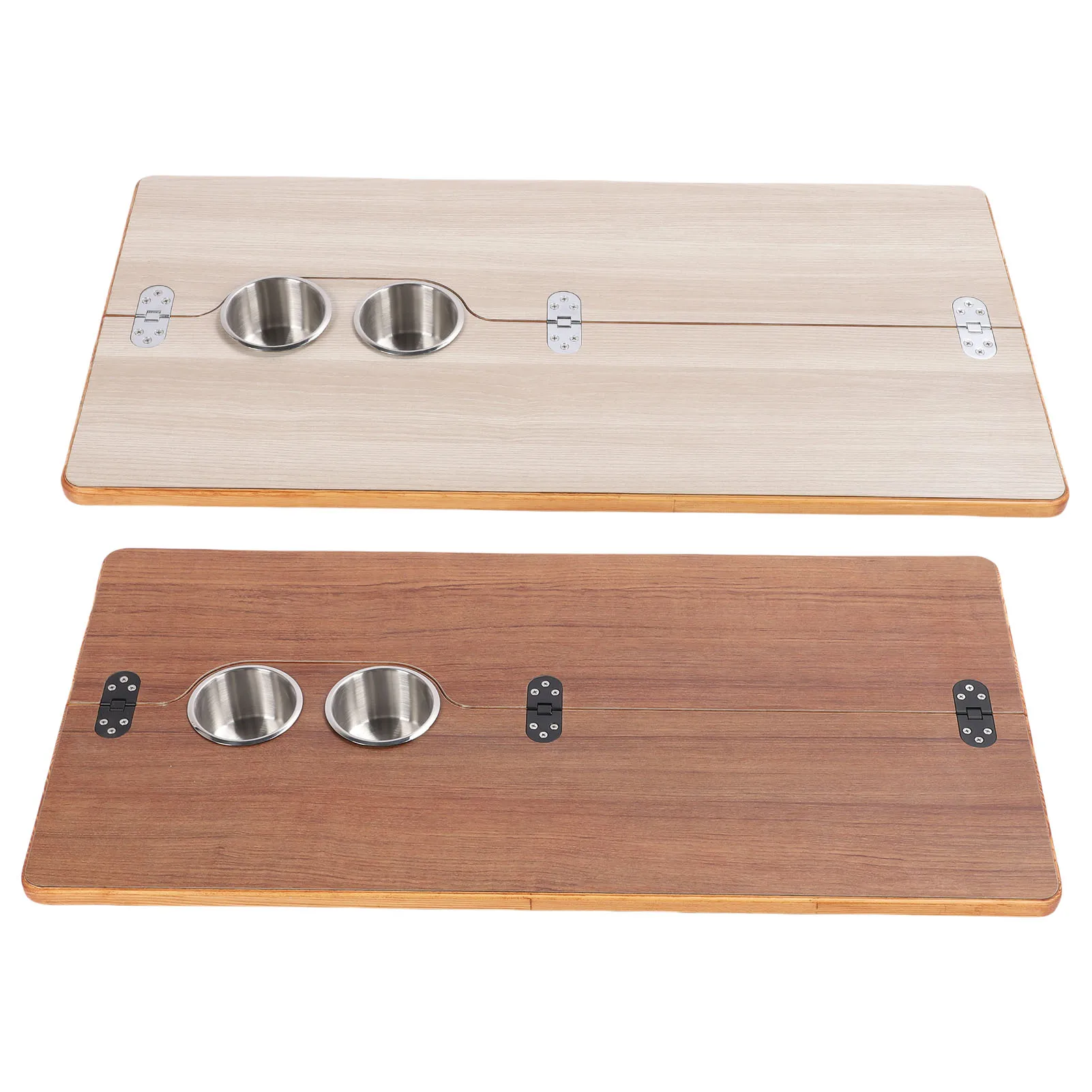 

Замена столешницы для автофургона с 2 подстаканниками, складная половина, 31,49x15,74 дюйма, настольная панель для лодки из цельного дерева для прицепа, яхты