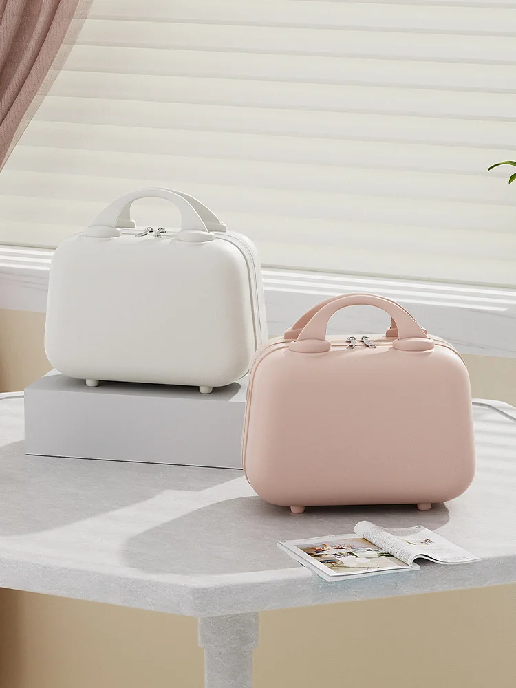 

14 Inch New Lightweight Handheld Makeup Bag Cute Makeup Box Handheld Luggage For Students 29x15x22CM