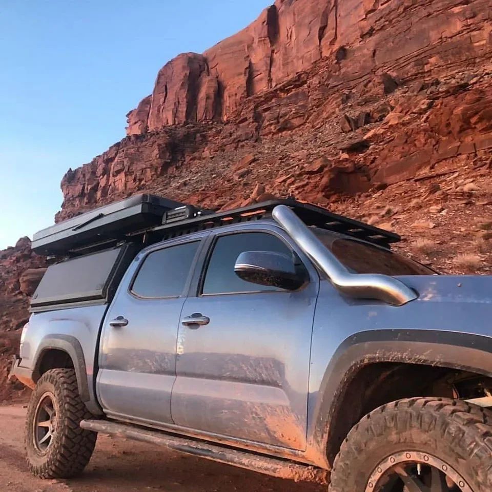 Lightweight Pop-top Truck Camper Ute Canopy With Roof Top Tent custom