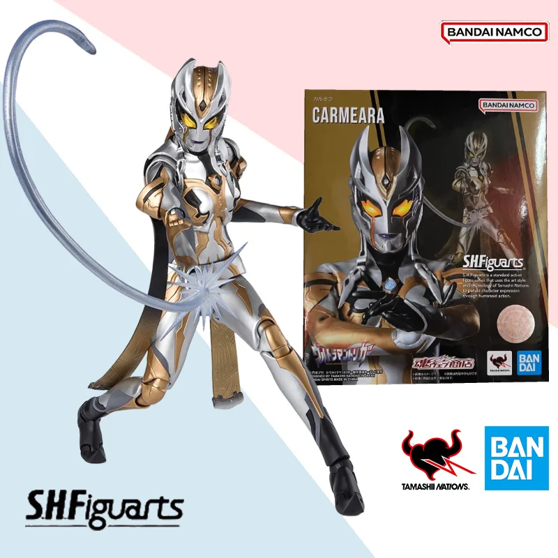 

Оригинальный Bandai S.H.Figuarts NEW GENERATION TIGA CARMEARA Ultraman SHF аниме фигурка модель коллекция игрушек украшения подарок