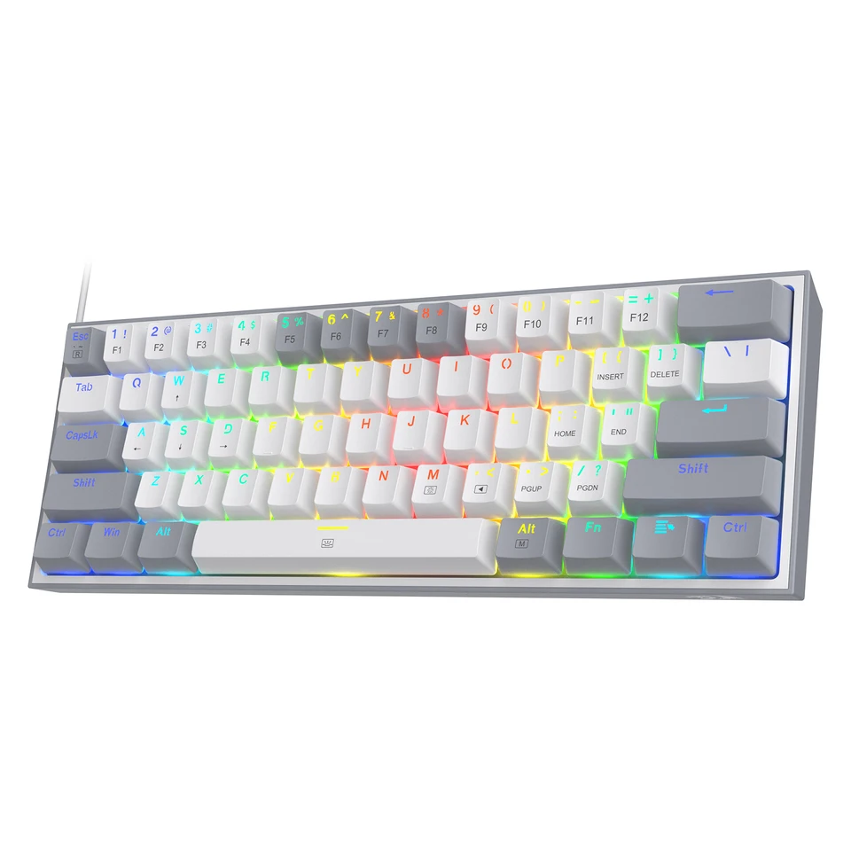 Redragon K617 Fizz 60 Percent Compact RGB Keyboard