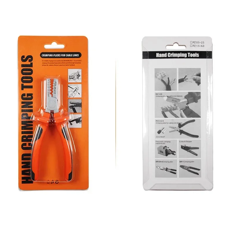 PZ 0,25–2,5 mm2 Aderendhülsen Crimpzange Deutsch Mini Crimper Zange Kabel Kabel Drahtendhülsen mit 1900 Stück Rohrklemmen-Set – Detail 12