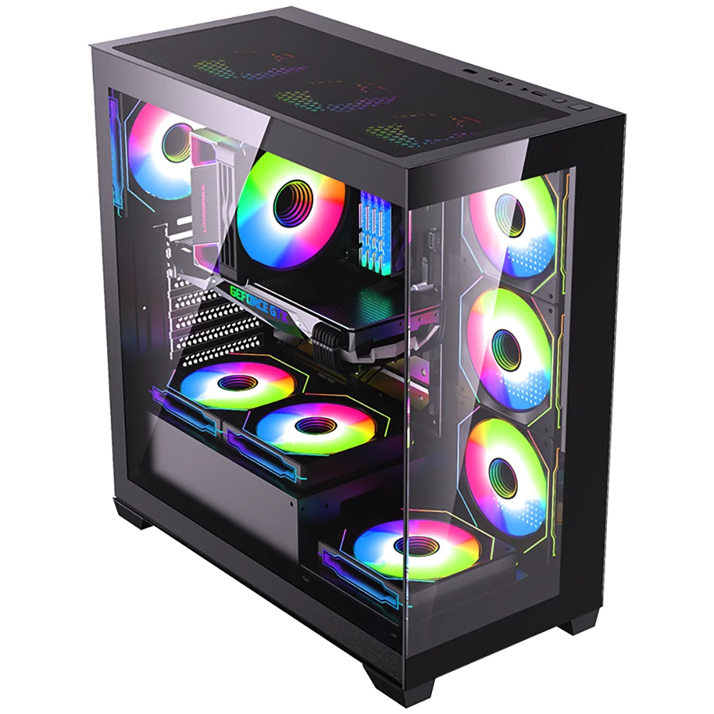 PRISM 4 PRO コンピュータケースファン 120 ミリメートル ARGB 4 ピン PWM サイレント冷却ファン 12V 高気流 45.2CFM/600-1500RPM ventiladores para pc