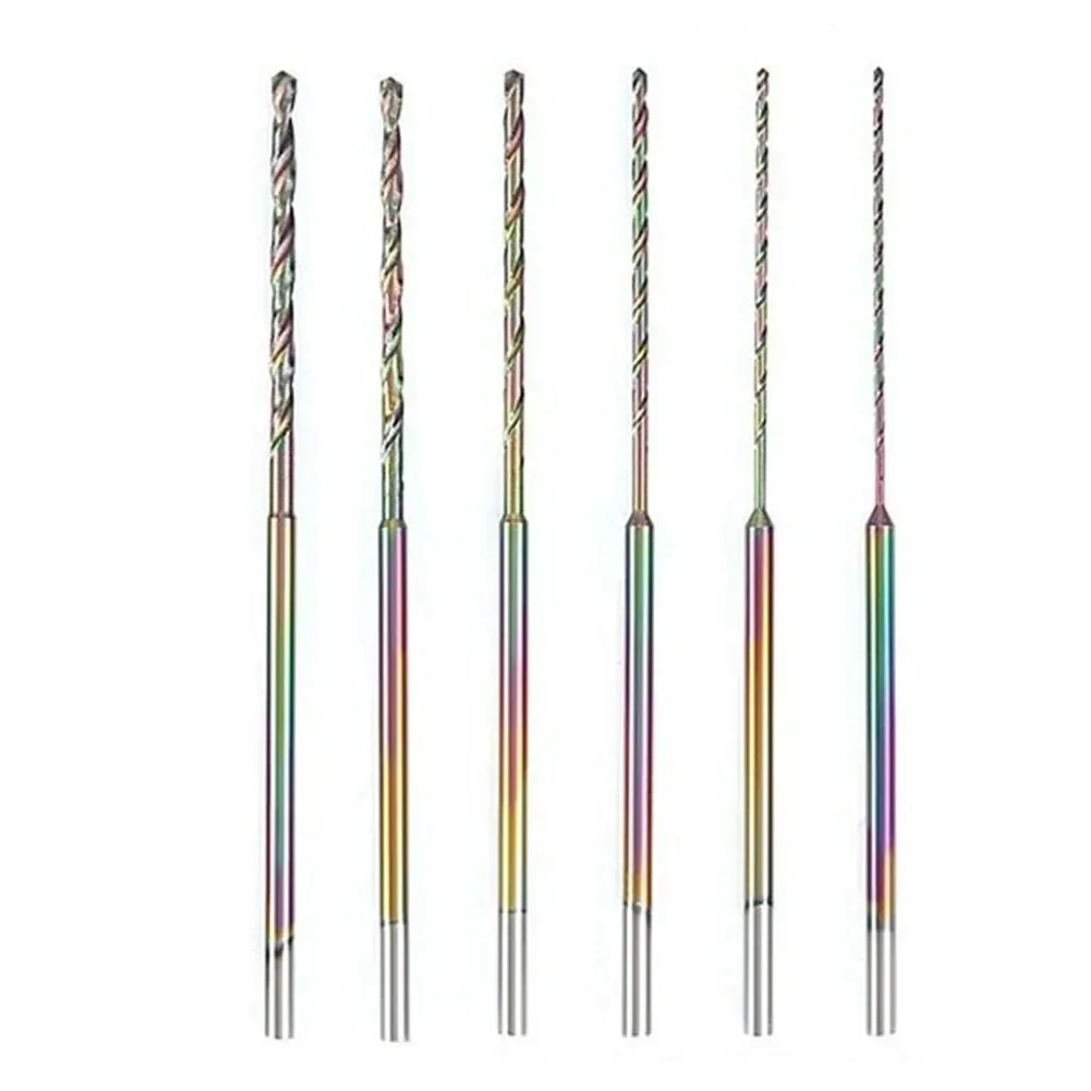 1pc broca 2.35mm haste 75mm temperado espiral ferramentas de perfuração buraco agulha endurecida bits para ferramenta de broca de driver elétrico