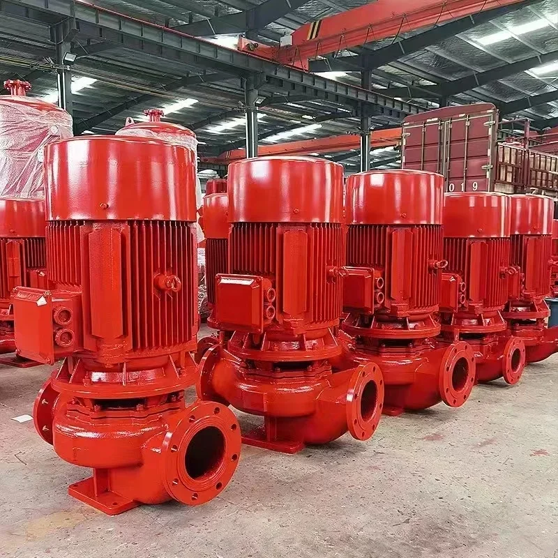 High Quality Customizable Voltage Fire Pump System-Fueled Centrifugal Fire Extinguishing Spray Metal Construction Motor