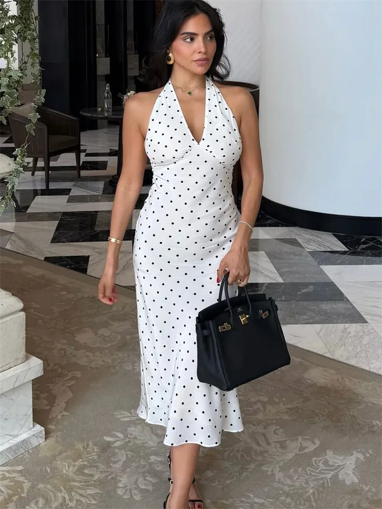 V-ausschnitt Mode Backless Lange Kleid Frauen Lace-Up Patchwork Schlank Plissee Kontrast, Figurbetontes Kleid Weibliche Elegante Party Kleid