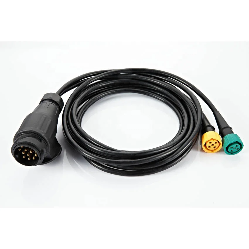 Trailer Tail Lights Set with 5m 13-Pin 12V Cable E-Certified