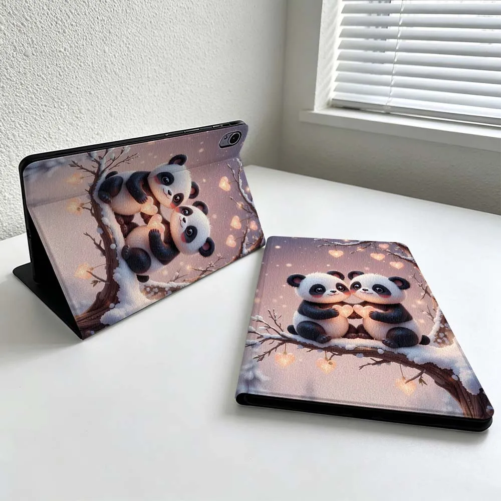 Cute Panda Pattern For Huawei MatePad MediaPad MagicPad Honor Pad 10 9 8 X10 X9 X8 Pro Soft Inch Tablet Case Cover