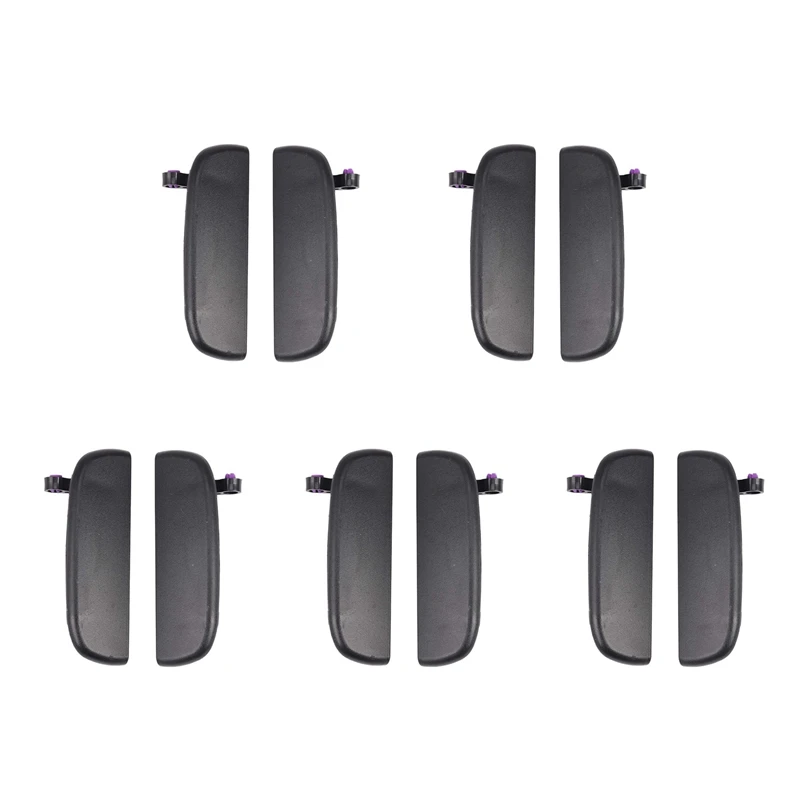 10Pcs Car Black Front Rear Outer Door Handle Exterior Outside Door Open Knob Left Right For Suzuki New Alto