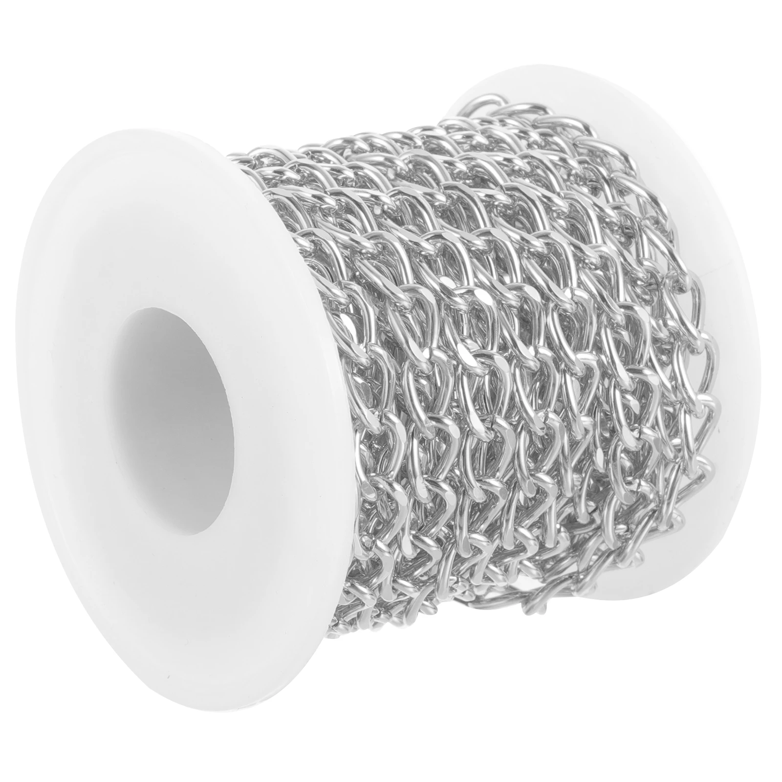 

1 Roll Metal Bag Chains Twisted Necklace Craft Jewelry Making Diy Supplies For Women Earring Bracelet Chain Kits Bulk Charm Cord