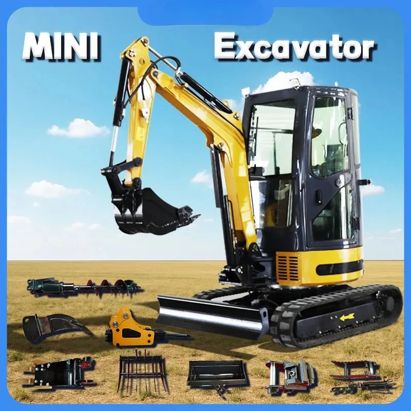 حفارة صغيرة 1 طن 2 طن محرك كوبوتا مخصص اليورو 5 حفارة عالية السرعة محرك حفارة مجنزرة التسليم السريع