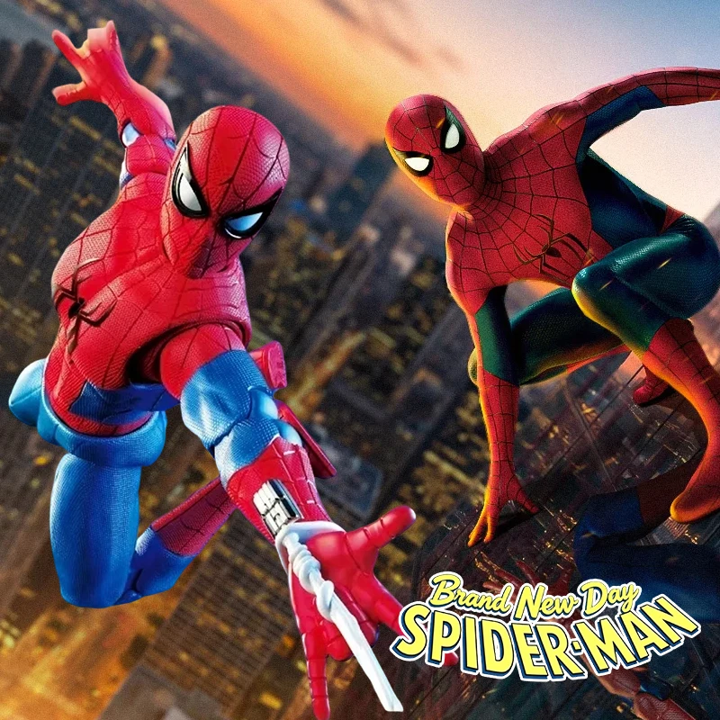 

New Spider Man Brand Movie 4 New Day Champion Version Action Figure Assembly Model Plastic Toy Friend Fans Present Birthday Gift