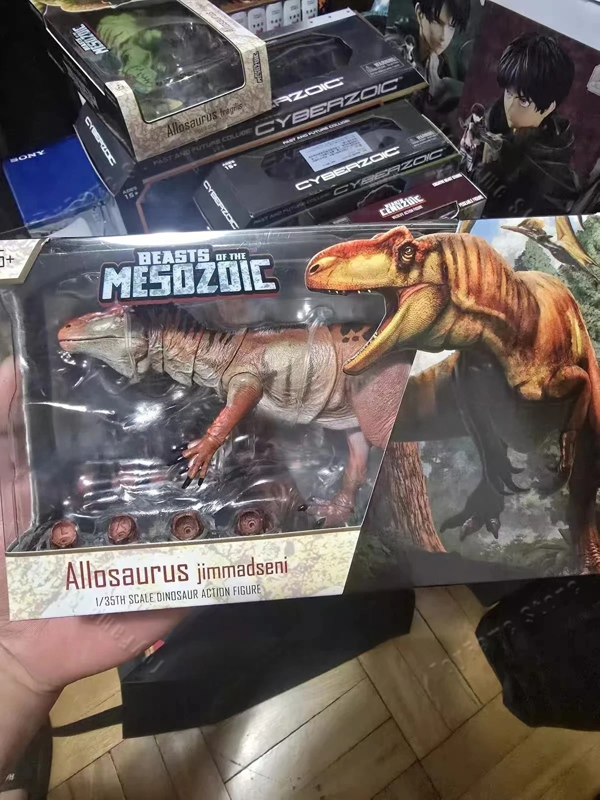 

New Inventory Beasts of The Mesozoic Allosaurus Action Dinosaur Model Collection Gift Hobby Paleontology