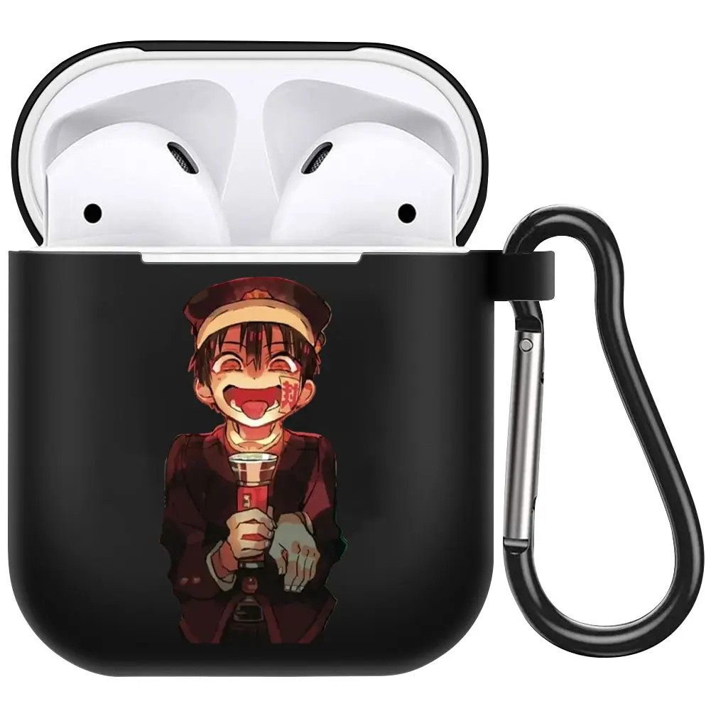 Jibaku Shounen Hanako Kun Toilet-bound Hanako-KunEarphone Case For AirPods 1 2 3 Pro Black wireless Bluetooth headphone case