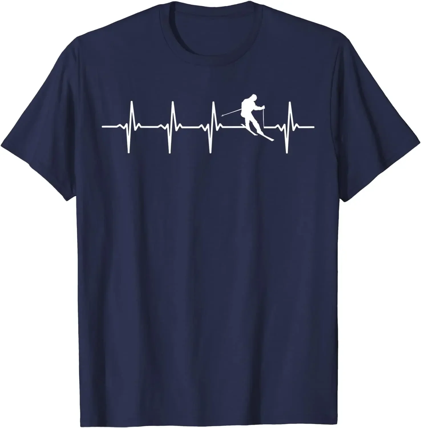 Skiing - Ski Heartbeat T-Shirt Gift for Skiers