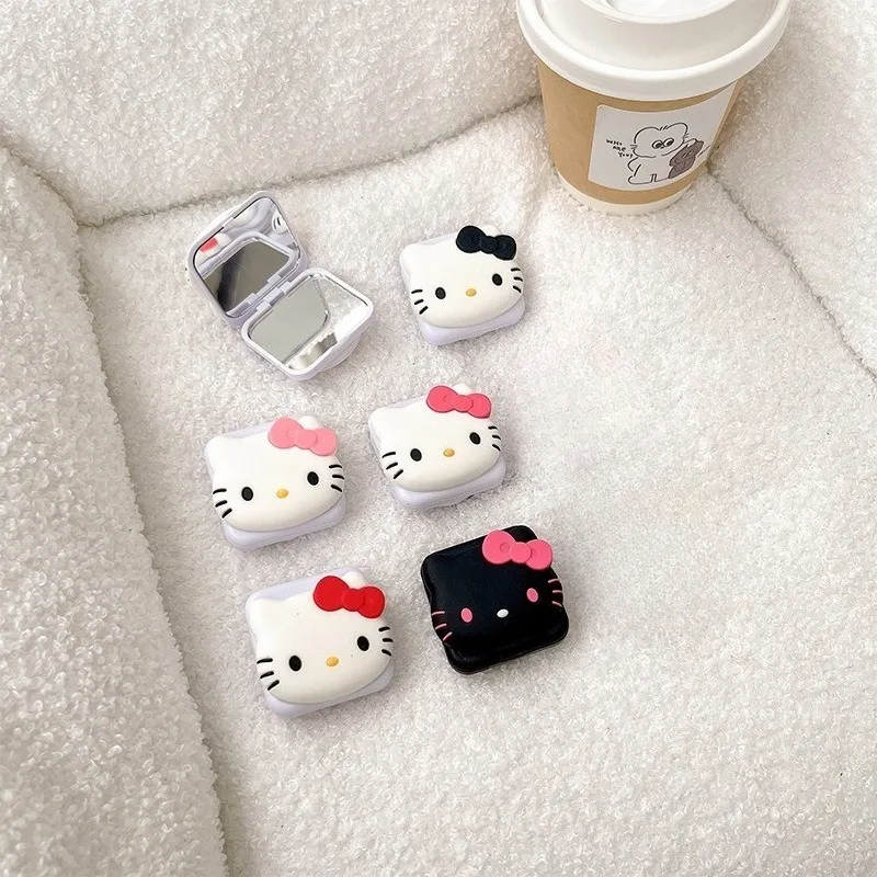 

Sanrio Hello Kitty Mobile Airbag Holder Foldable Portable Makeup Mirror Desktop Holder for IPAD Cute Anime Merchandise Girl Gift