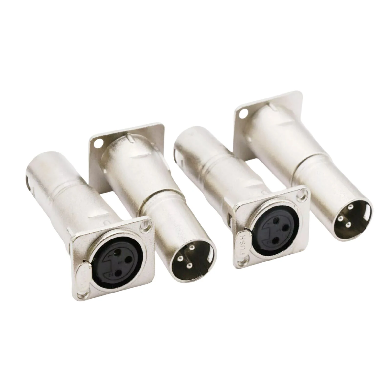 4Pcs/Set 3 Pin Xlr …