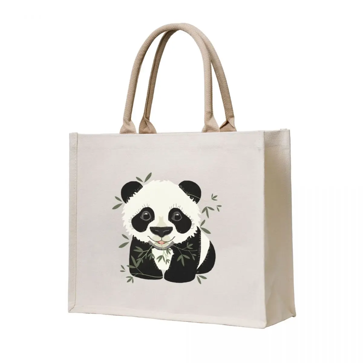 

Panda Tote Bag tote bags men cute pouch bag Canvas bags luxury women