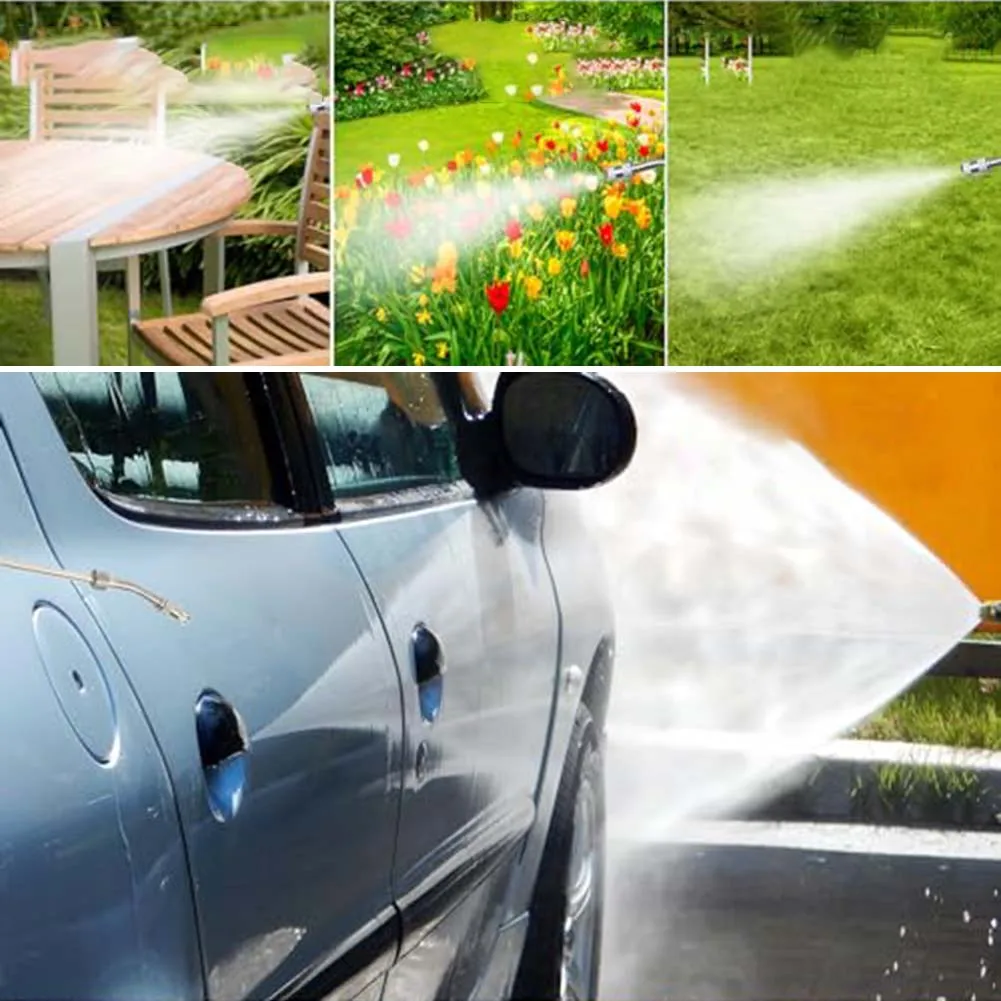 Telescopic Watering Tool Adjustable Spray Bar Outdoor Gardening Lockable Handle Metal Construction Common Compatibility