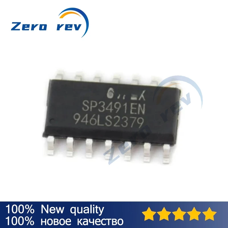 

5Pcs 100% New -L/TR SP3491EN SP3076EEN SP491EEN SOIC-14