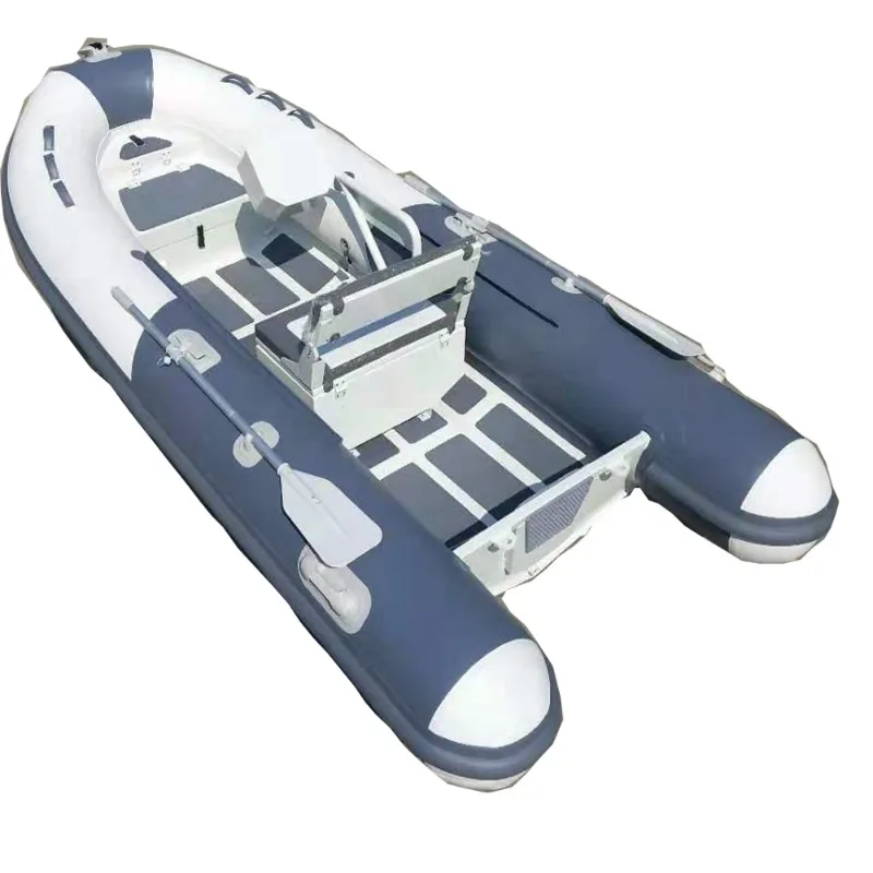 3 M Sport Yacht Aluminium Floor PVC Inflatable Boat with Inboard Engine Durable and Stylish Hull Inflatable Boat