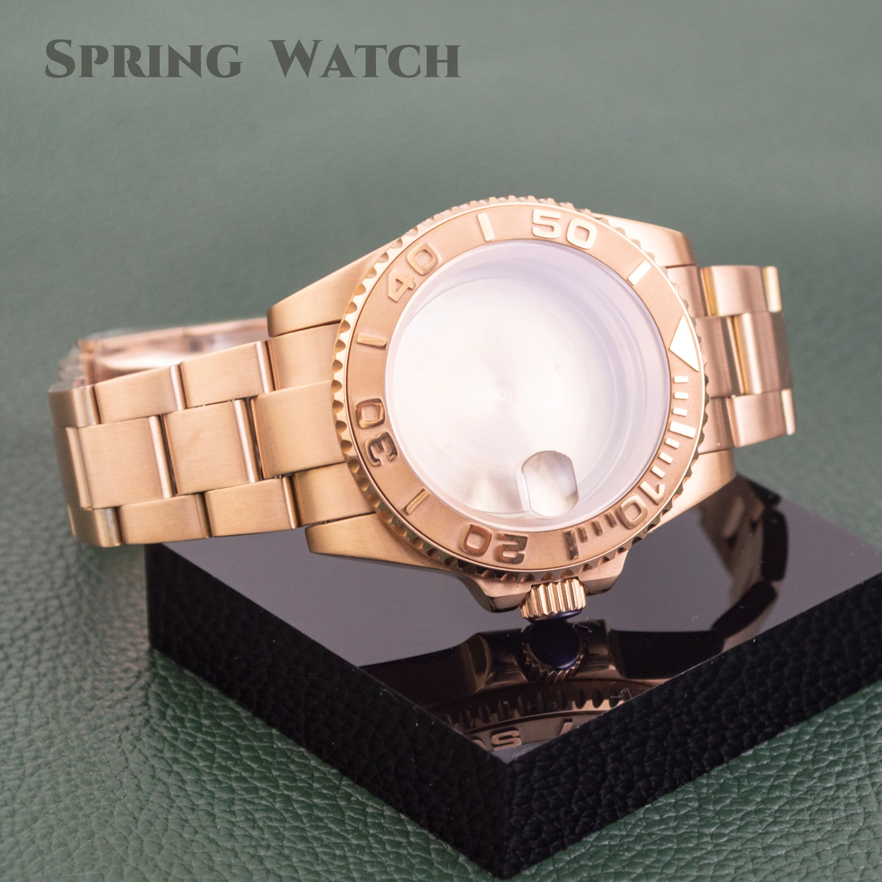 Yacht-master Case NH35 Case Watch Strap for NH34 NH35 NH36 ETA2824 Movement Sapphire Glass 316L Stainless Steel Watch Case Band