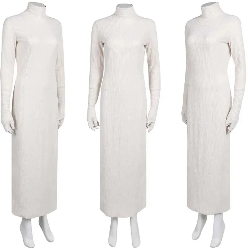 

Mon Mothma Косплей Фэнтези Одежда Бежевый 2025 ТВ Космическая Битва Andor Костюм Маскировка Взрослых Женщин Фантазия Праздничные Наряды eo] 5