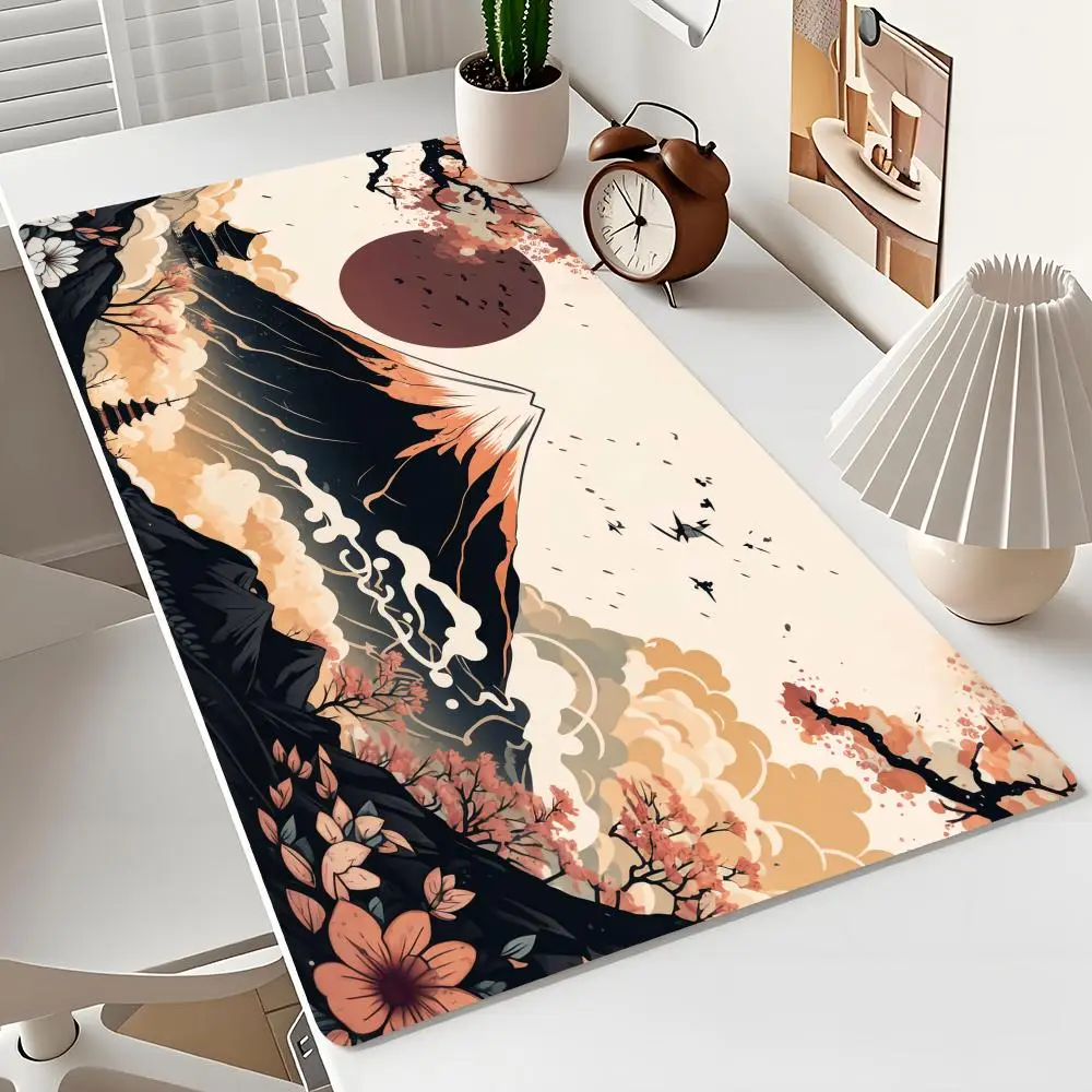 

Japanese Art Aesthetic Landscape Design large Mouse Pad Desk Mat Gaming mousepads desk accessories Computer mouse pad
