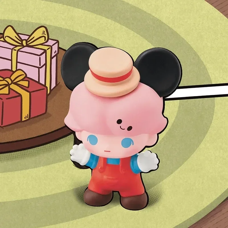 POP MART POP BEAN DIMOO WORLD x DISNEY Classic Series (3 قطع por paquete) 1 unidad/10 piezas صندوق أعمى ألعاب Kawaii Anime