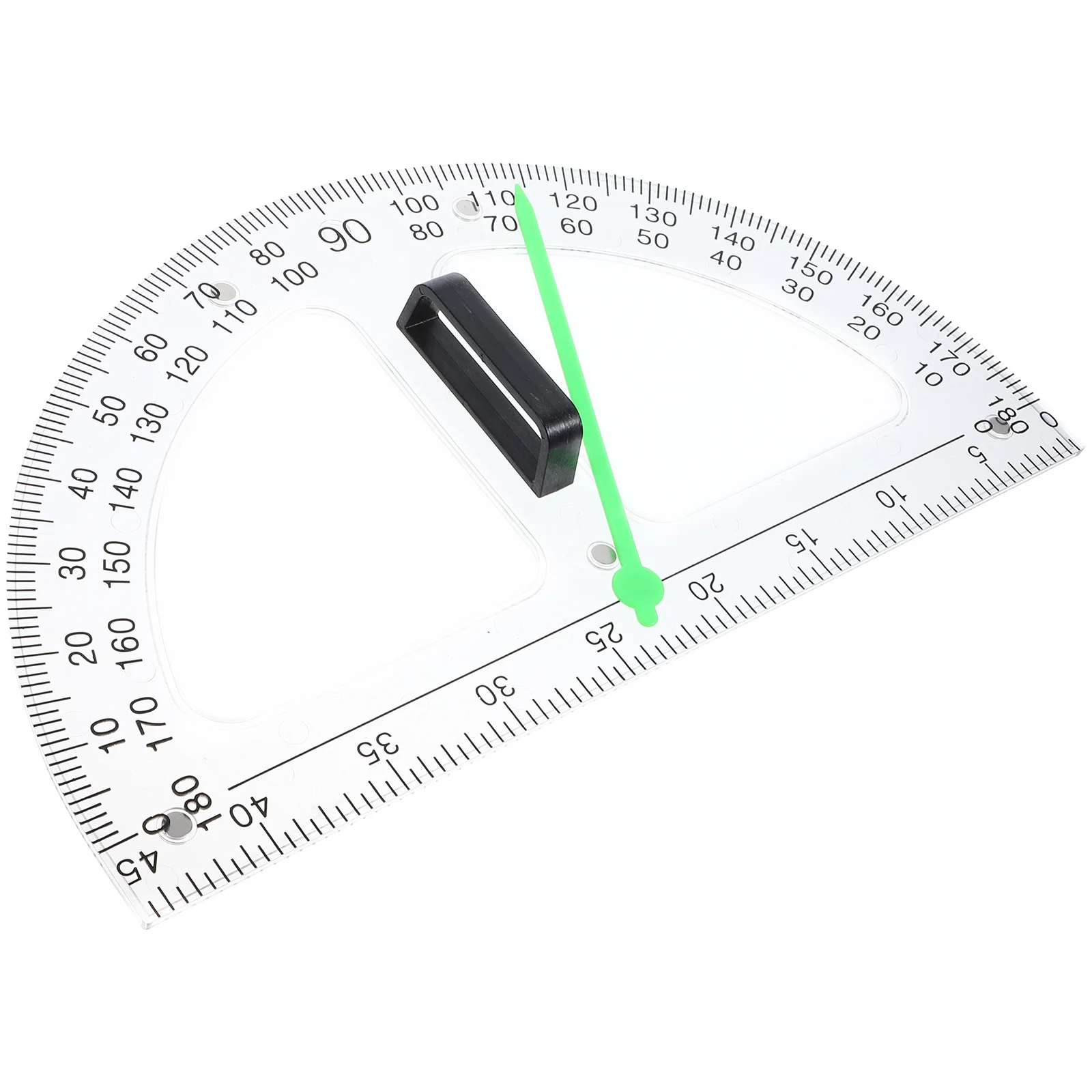 

Transparent Magnetic Protractor Half Circle Math Angle Tool 180 Degree Measuring Ruler Teacher Supplies Geometry Tool